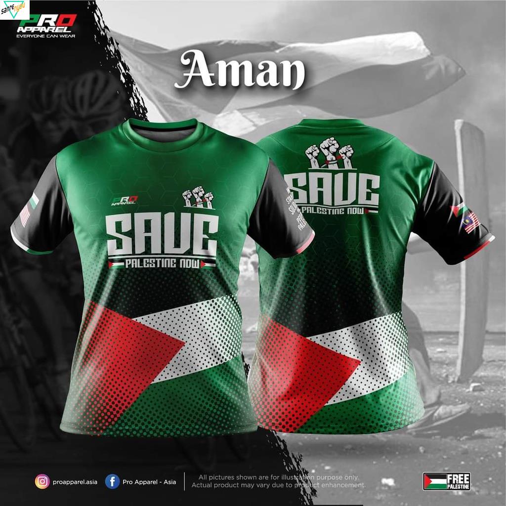 Jaywuyu[CLEARANCE] Tshirt PALESTIN AMAN SHORT by Pro Apparel