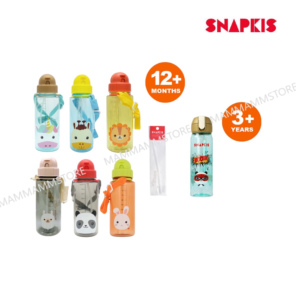 Snapkis Straw / Spout Water Bottle / Replacement Straw 500ml for 12 months+