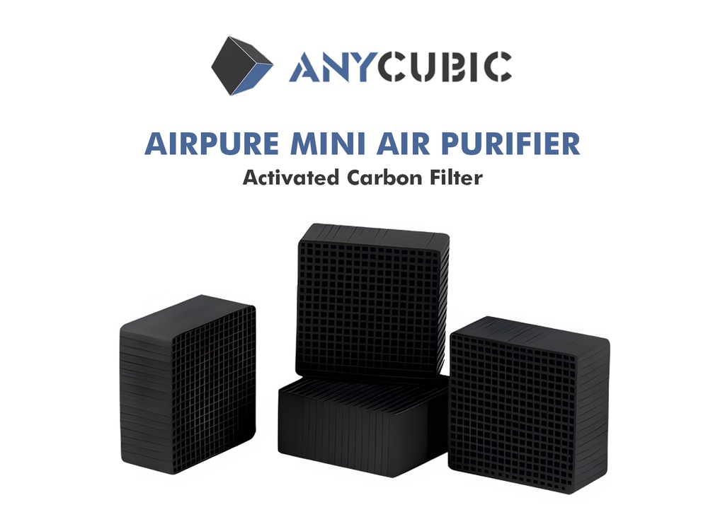 Activated carbon filter replacement for airpure resin 3d printer, airpure mini air purifier accessories, 1 pieces
