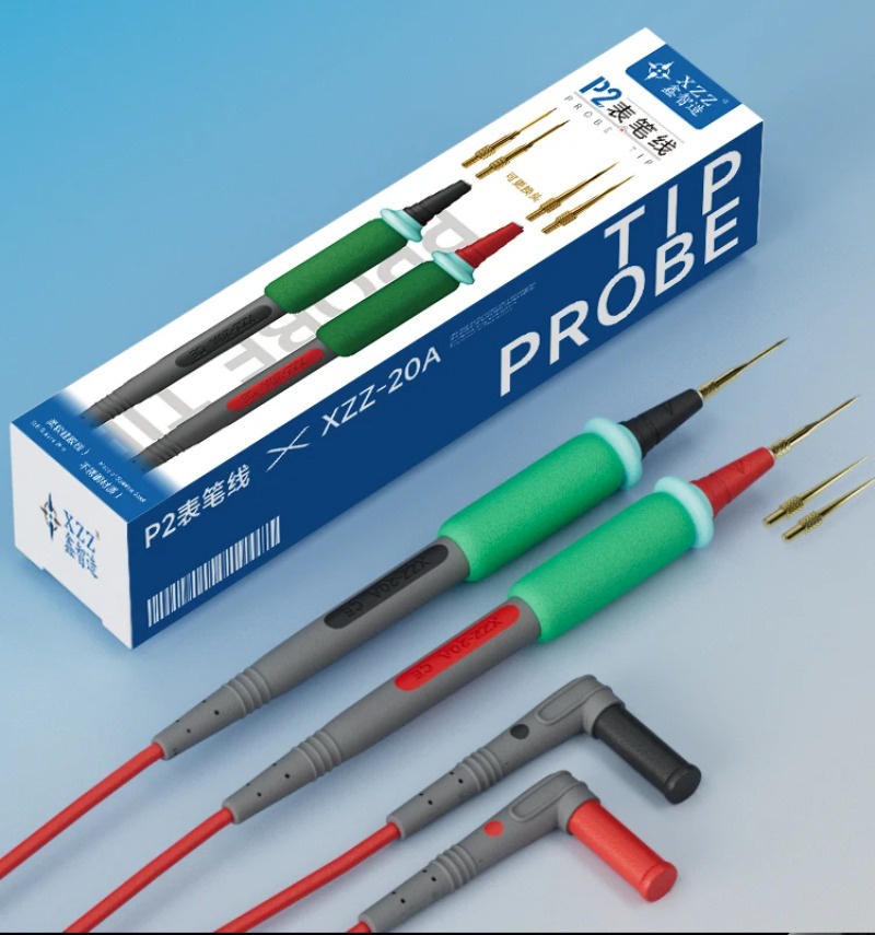 XINZHIZAO P2 Probe Tip Extra Sharp Multimeter Pen 1000V 20A Super
