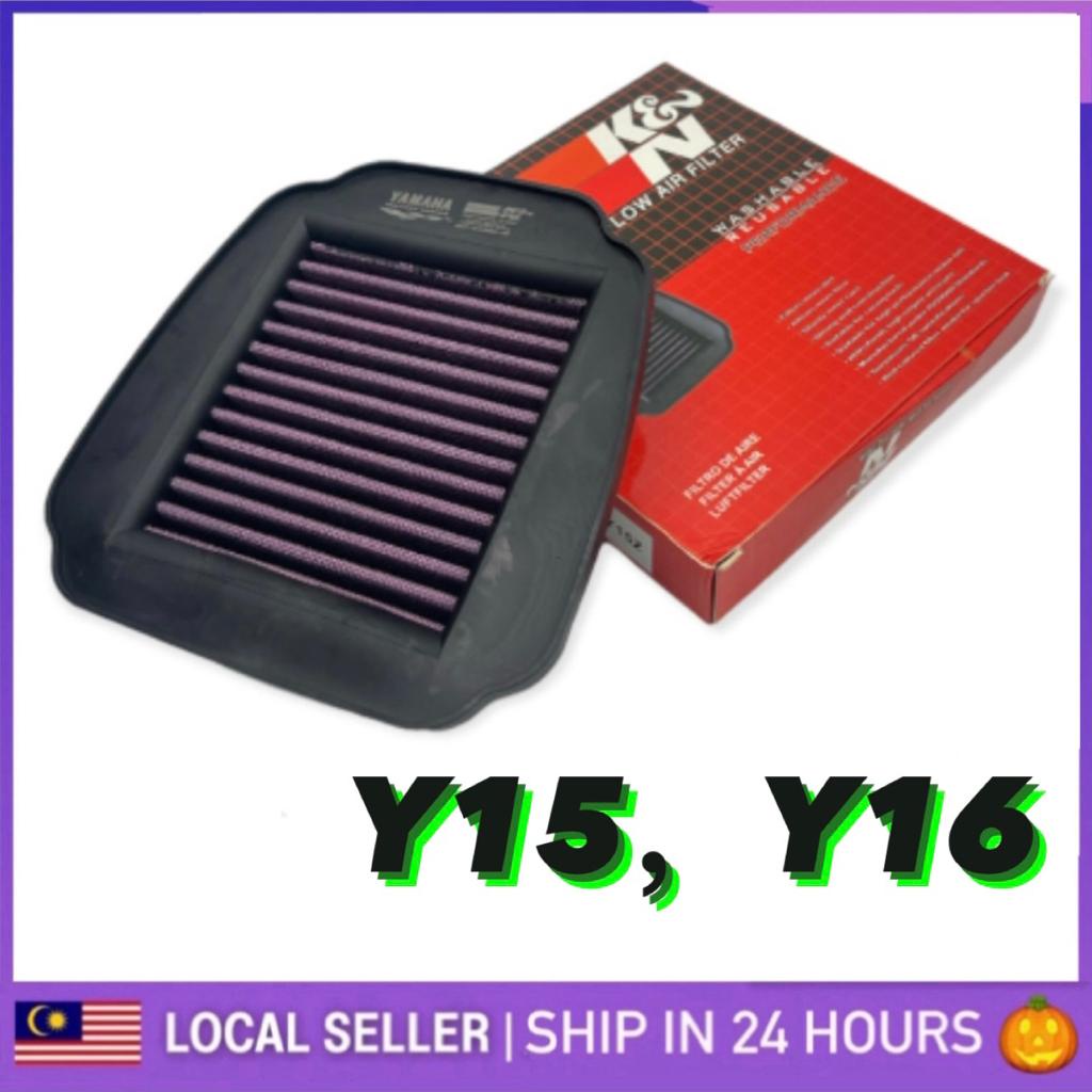 K&N Racing Y15 AIR FILTER YAMAHA Y15 Y15ZR Y16 Y16ZR LC150 racing air filter knn penapis kotak angin ysuku udara uma