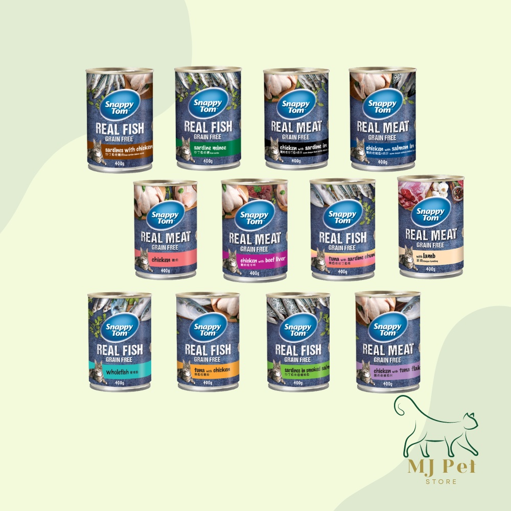 Snappy Tom Canned Food (Cat Wet Food) - 400g / Snappy Tom 400g /