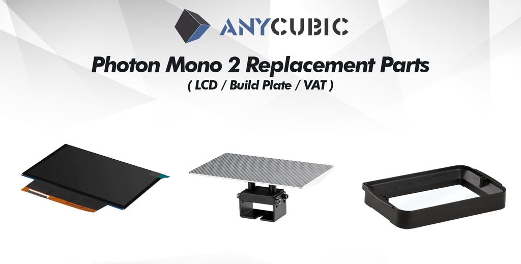Anycubic mono 2 spare parts, replacement parts for mono 2, 3d resin printer parts
