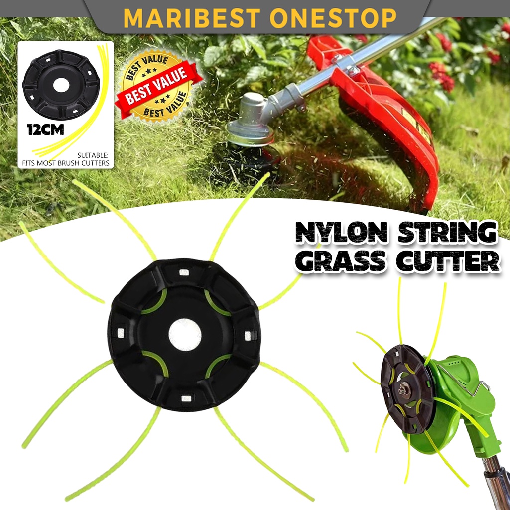 Grass Cutter String Grass Trimmer Blade Mata Mesin Rumput Tali Potong Rumput trimmer head cutter Nylon Trimmer Line