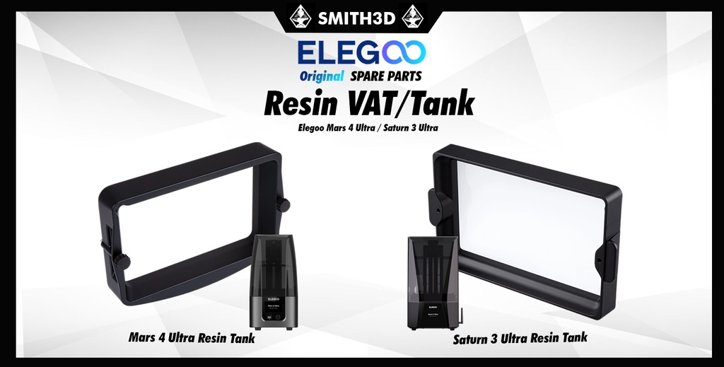 Elegoo original spare parts resin vat / tank for elegoo mars 4 ultra saturn 3 ultra, elegoo resin vat spare parts