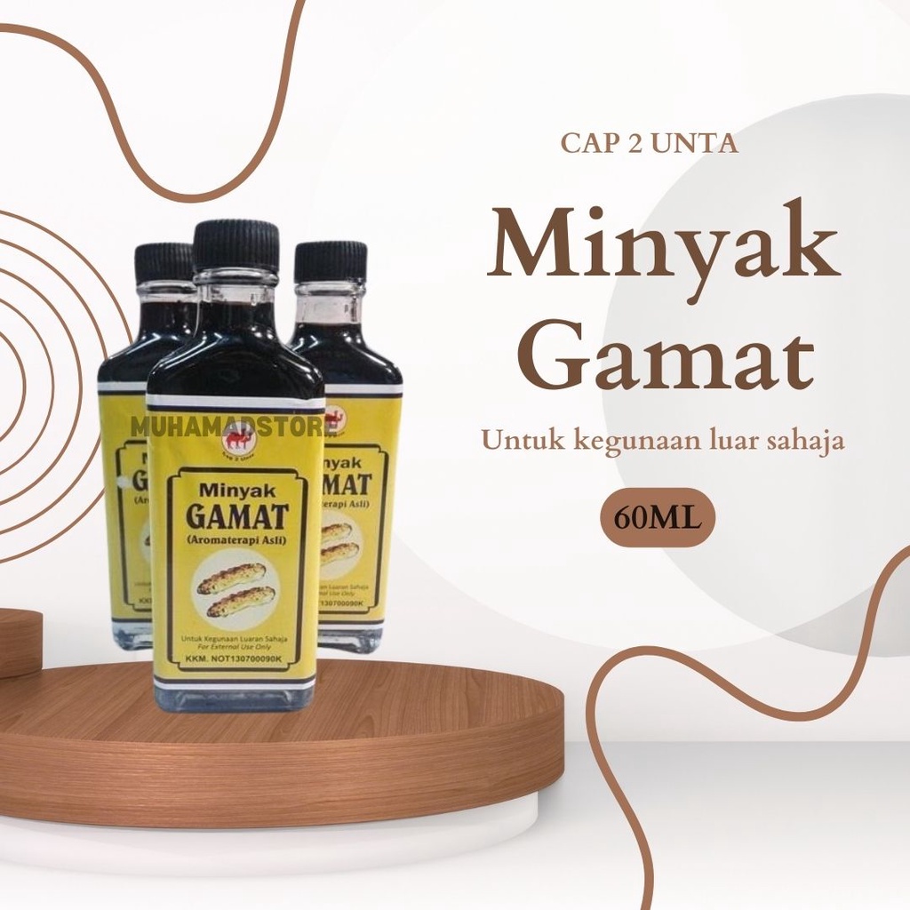 Minyak Gamat Aromaterapi Asli (Cap 2 Unta)