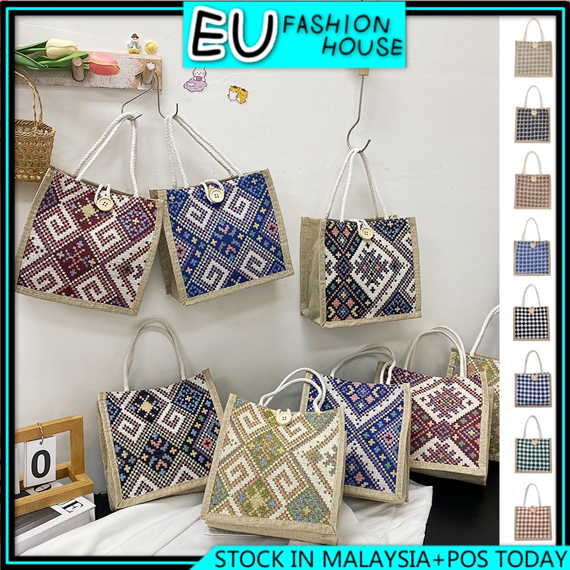( READY STOCK ) CANVAS BAG KOREA EU FASHION HOUSE 1190