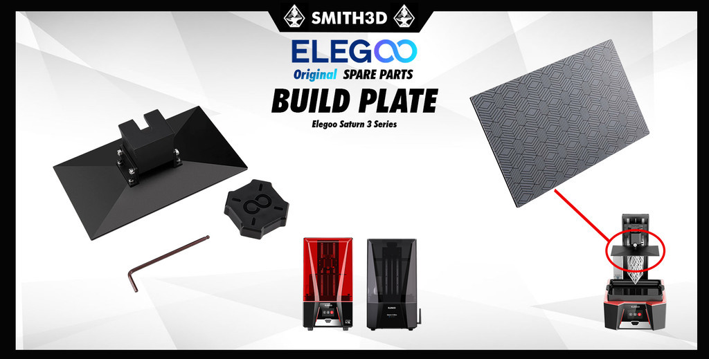 Elegoo original spare parts build plate for elegoo saturn 3 / saturn 3 ultra, elegoo build plate spare parts
