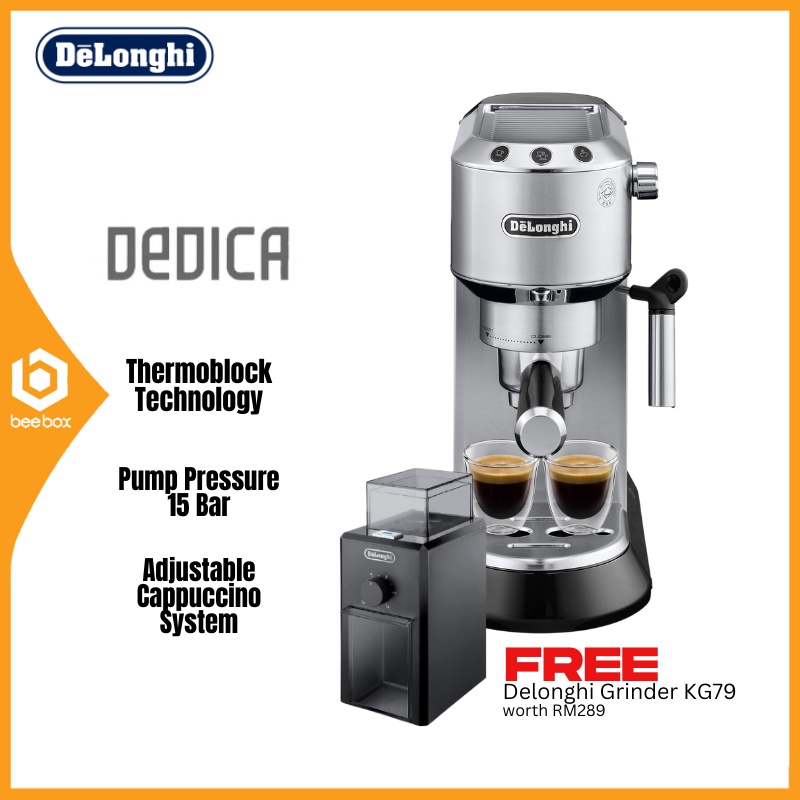 Delonghi EC 685.M Espresso Coffee Maker Stainless Steel Coffee Machine - EC685.M / EC685M