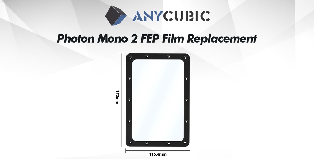 Anycubic photon mono 2 fep film replacement, fep film replacement for 3d resin printer
