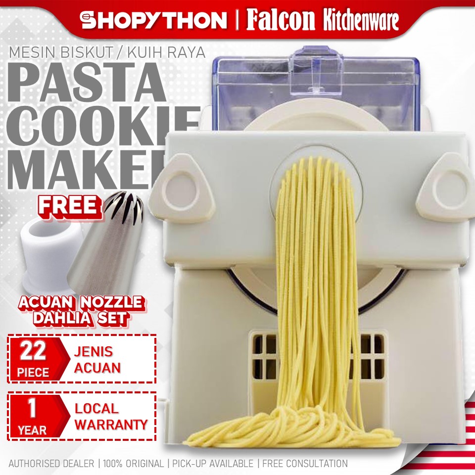 FALCON Pasta / Cookies Maker 22 Acuan Mesin Mee Kuning Tart Nenas Muruku Semperit Keropok Nozzle Dahlia Set Kuih Raya