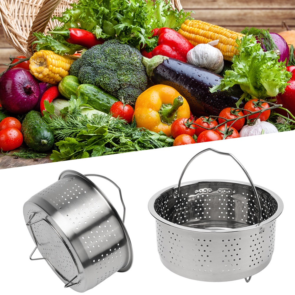 [TWILIGHT] Steamer Insert Steamer Pot Stainless Steel Basket Rice Steamer Pressure Cooker