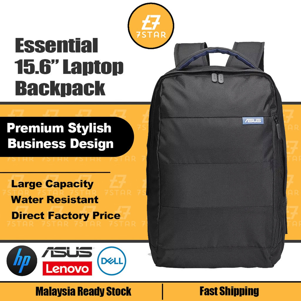 7star New Essential 15.6 Inch Laptop Backpack Travel Beg Laptop Sling bag Water Resistance Dell HP business laptop bag