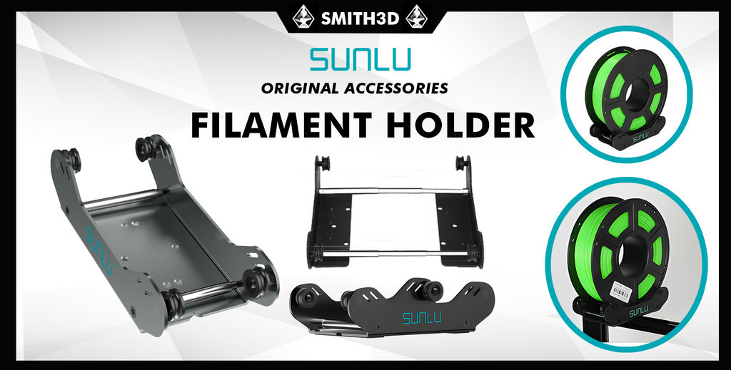 Sunlu filament holder for 3d printer, filament spool holder accessory 3d fdm printer accessory adjustable width holder