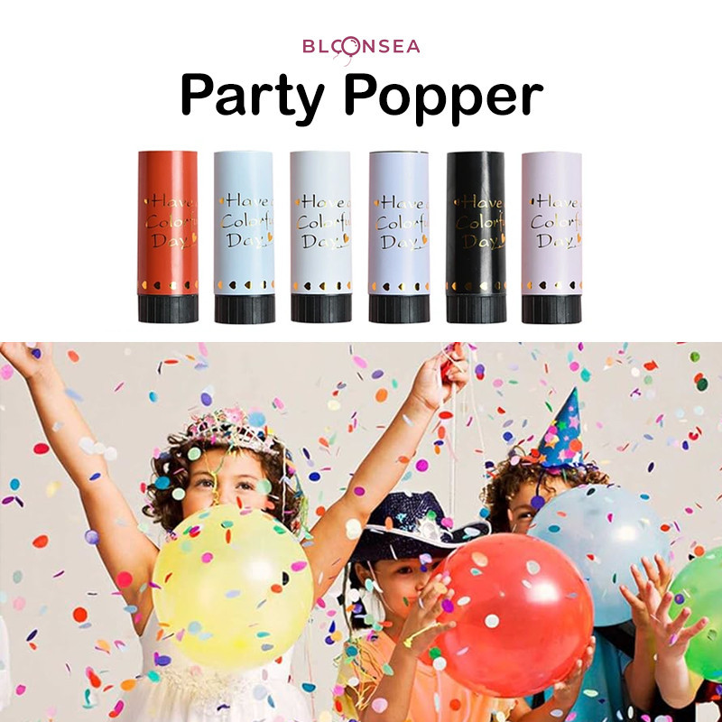 Party Poppers Confetti Cannon Air Compressed Wedding Party Birthday Spray Celebration Launch Handheld Fireworks Mini