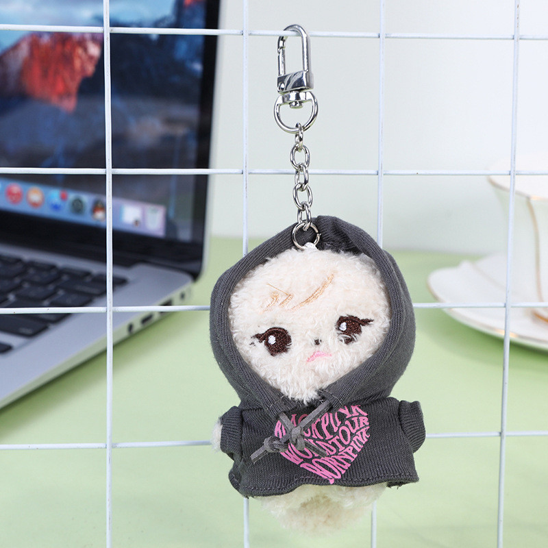 アイドル black pink Jennie Figure Plush Keychain BLACKPINK JENNIE GOMDEUKI Keyring Plush Magnet DEADLINE Tour