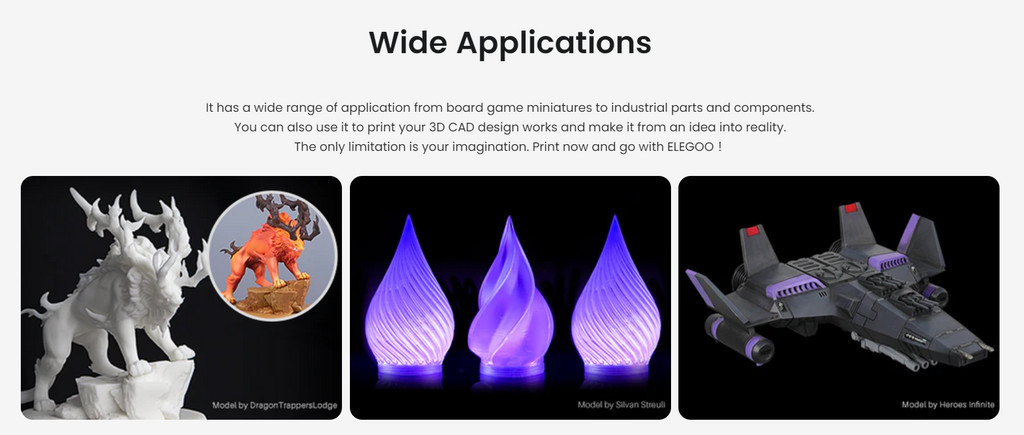 Elegoo standard resin 2.0 8k resolution resin uv curing resin 84d hardness resin low shrinkage high precision light odor