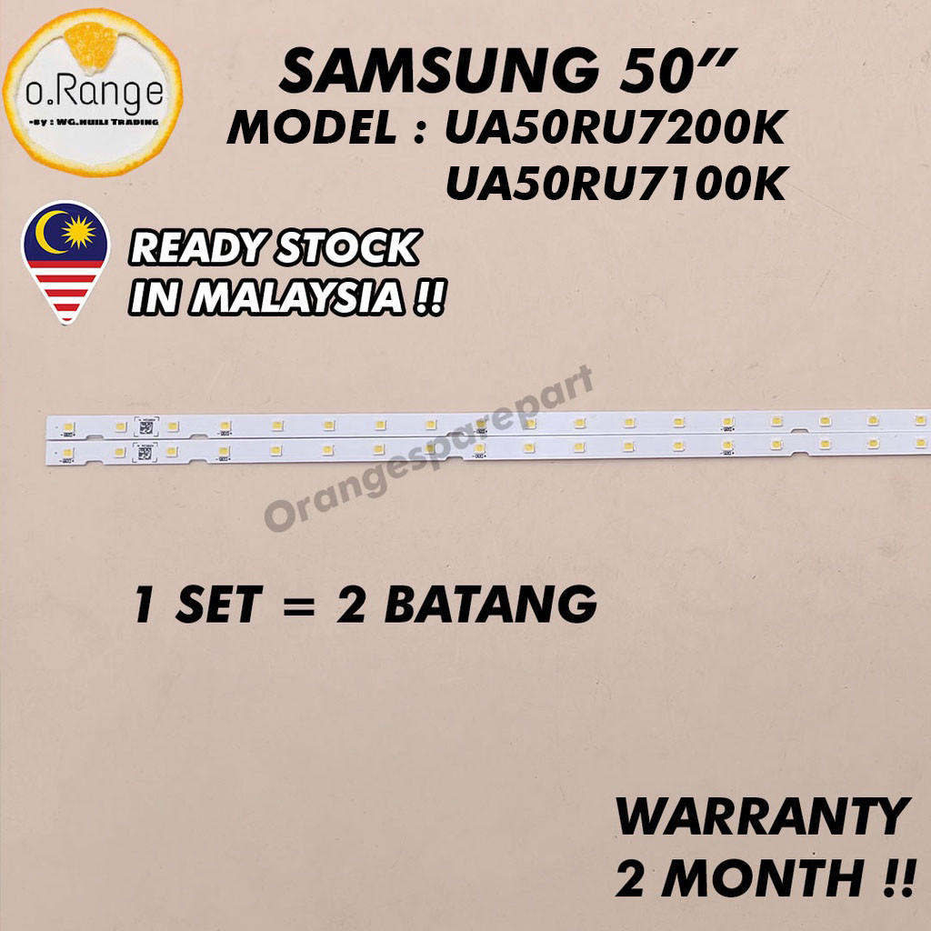 UA50RU7200K / UA50RU7100K SAMSUNG 50" LED TV BACKLIGHT(LAMPU TV) SAMSUNG 50 INCH LED TV  50RU7200K UA50RU7200 50RU7200