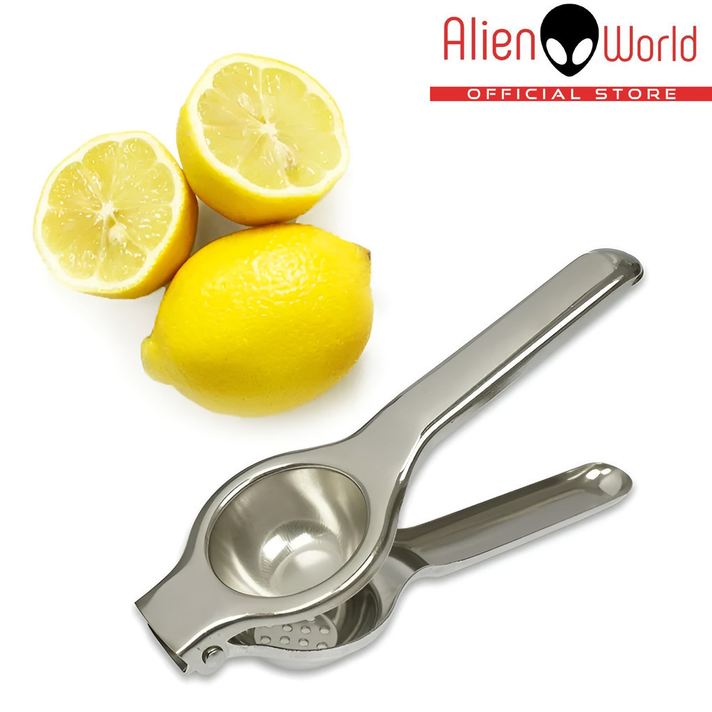 304 Stainless Steel Fruit Juice Squeezer | Solid Steel Manual Juicer Tools | Alat Mudah Perah Jus Limau