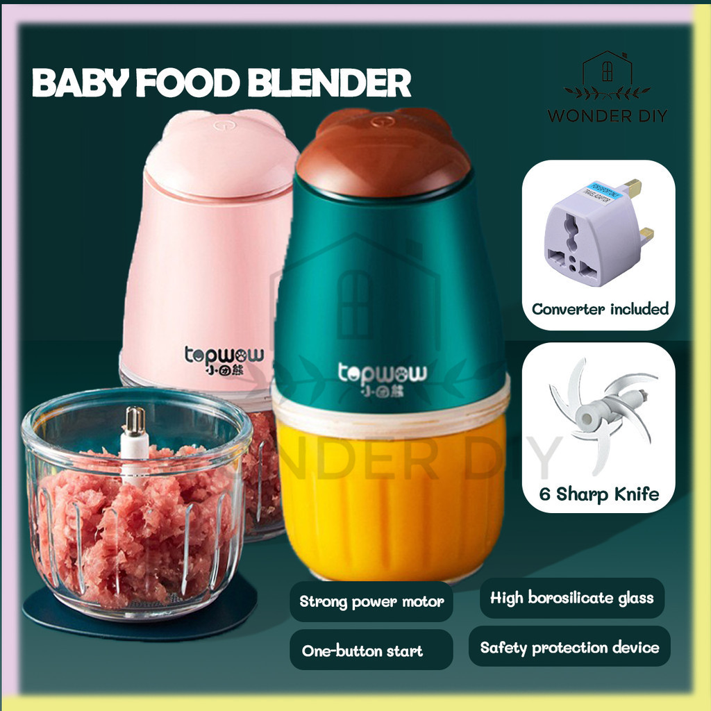 Baby Hand Mixer Food Processor Blender Food Chopper Blender Garlic Chopper Electric Meat Grinder