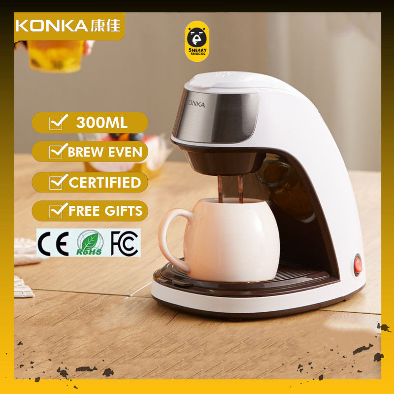 【清货价】【PORTABLE】 Konka Portable Coffee/Tea Machine 康佳 咖啡机 Home & Office Portable Drip Filter Coffee Maker