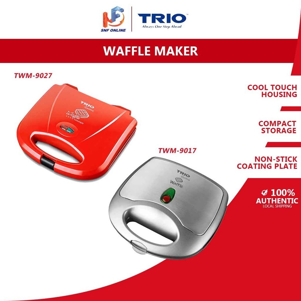 Trio Waffle Maker TWM-9017 TWM-9027