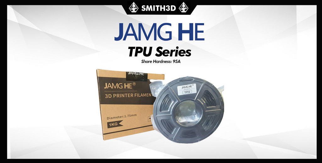 Jamghe tpu filament 1.75mm 1kg for 3d printer flexible filament easy print odorless high toughness cardboard spool