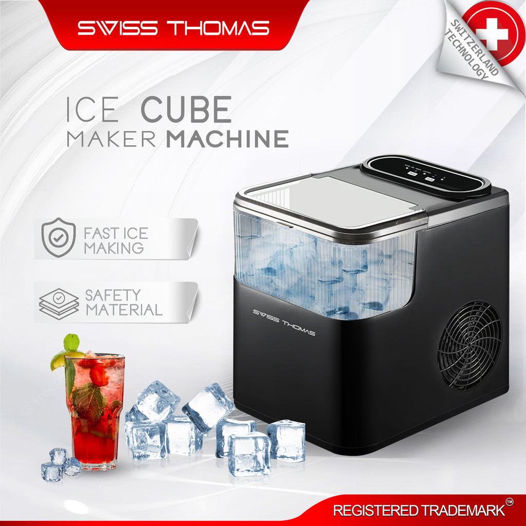 Swiss Thomas Ice Maker Mesin Aia Batu Ice Cube Maker