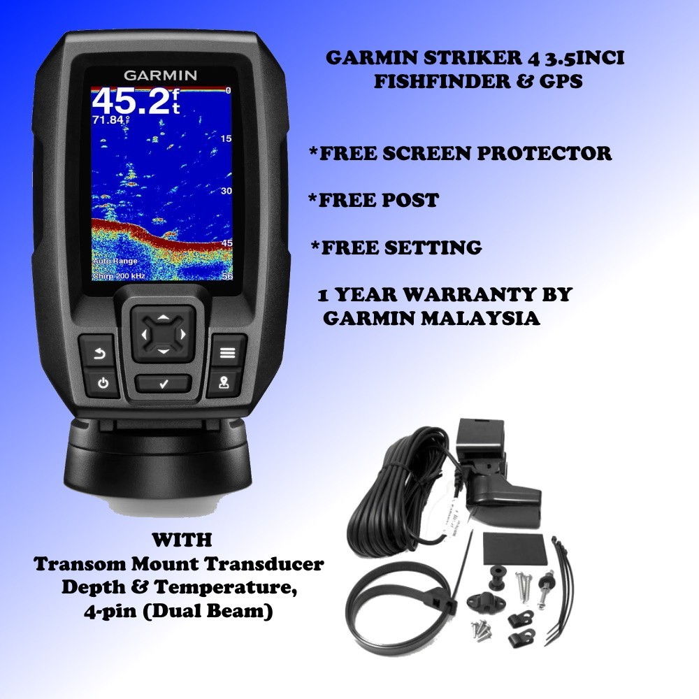 Garmin Striker 4 / FF250 Fishfinder with GPS Free Gift