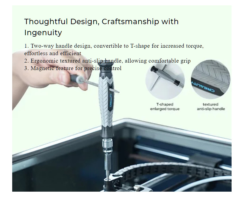 Creality 3d printer tool wrap kit pro, 3d printer accessories, 3d printer essentials, 3d post processing tools