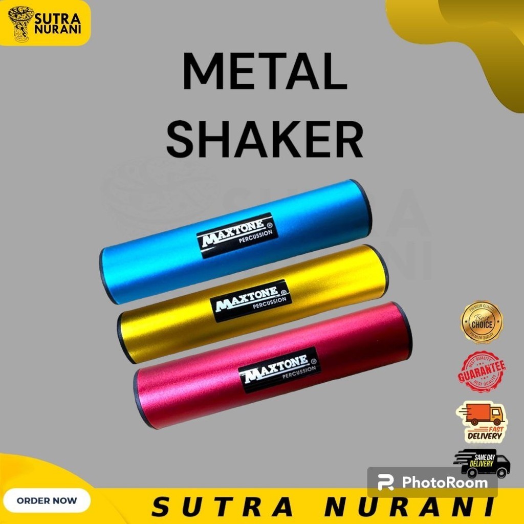 Metal SHAKER Professional Stainless Steel Cylinder Sand Shaker Rhythm Musical Instruments Hand Percussion instrument