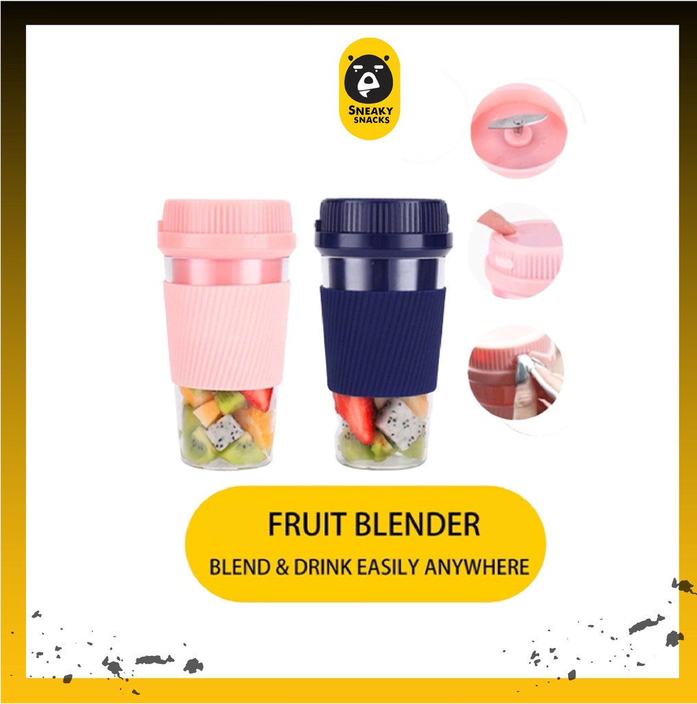 300ml Wireless Fruit Blender Portable Juicer Personal Blender USB Rechargeable Juice Maker 水果杯 Electric Fruit Maker