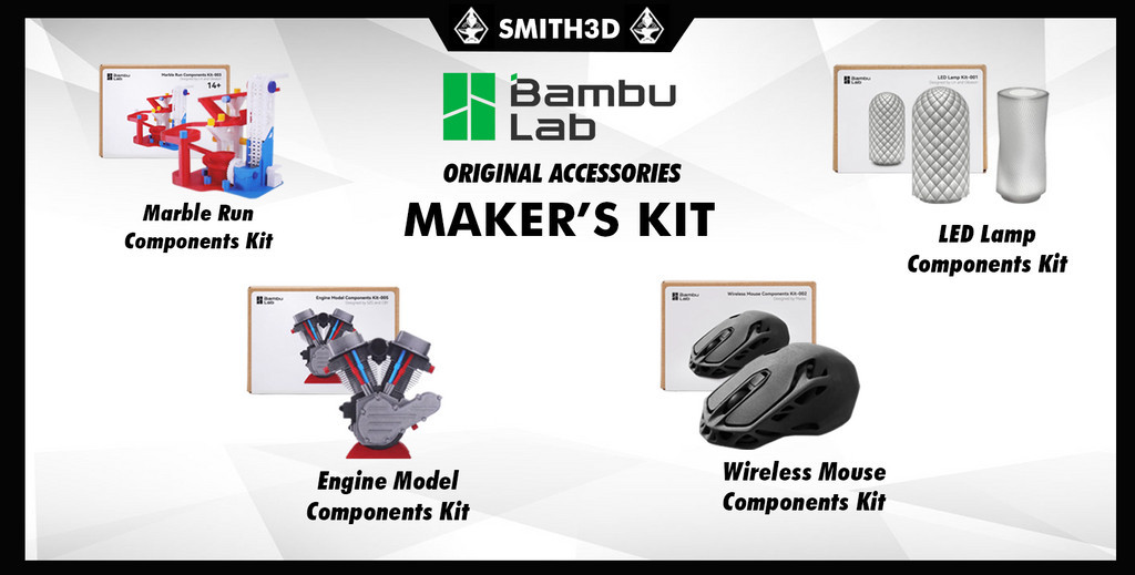 Bambu lab hardware kits diy kit original accessories project kit kid friendly 3d model experiment