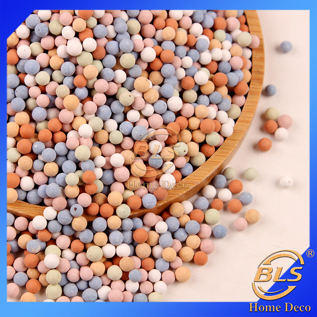 500g Colorful Leca Clay Pebbles Leca Balls Hydroponic Growing Media Aquaponics Base 彩色陶粒