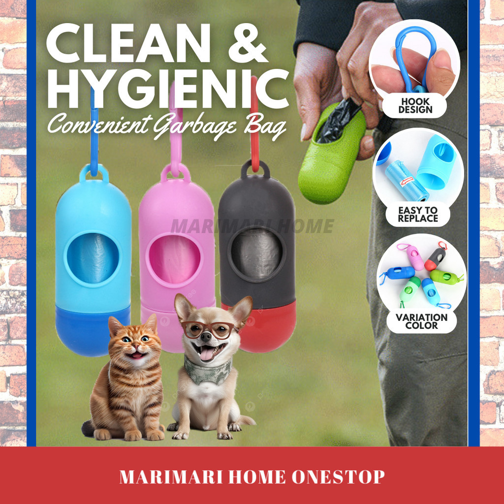 Portable Diaper Disposable Bag Plastic Bag Dispenser Refill Roll Pet Baby Diaper Beg Sampah Plastik Pampers Lupus Kucing