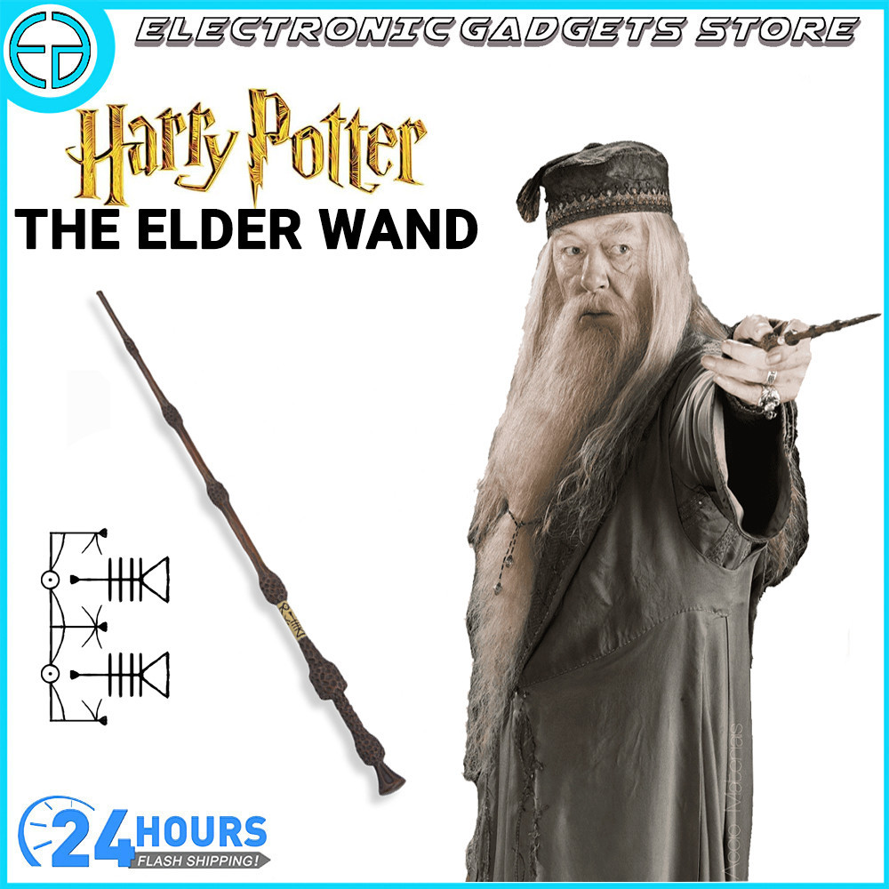 New Harry Potter Cosplay Boxed Magic Wand Dumbledore The Elder Wand Character Collectables Wand Gift