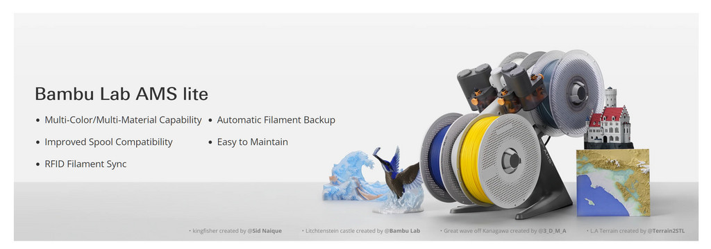 Bambu lab ams lite - automatic material system