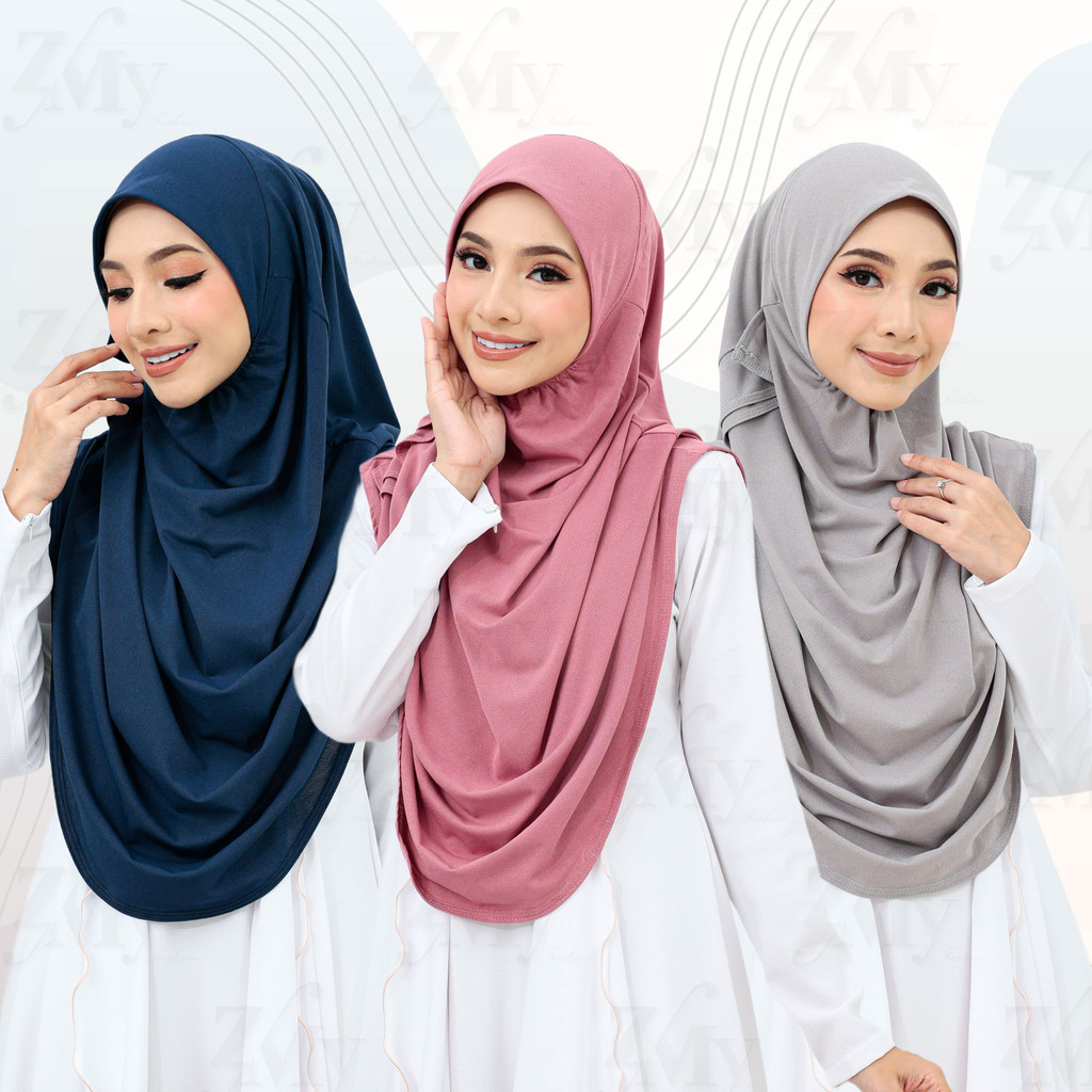 Tudung Sarung Sarima EASY PEASSY PIN LESS HIJAB