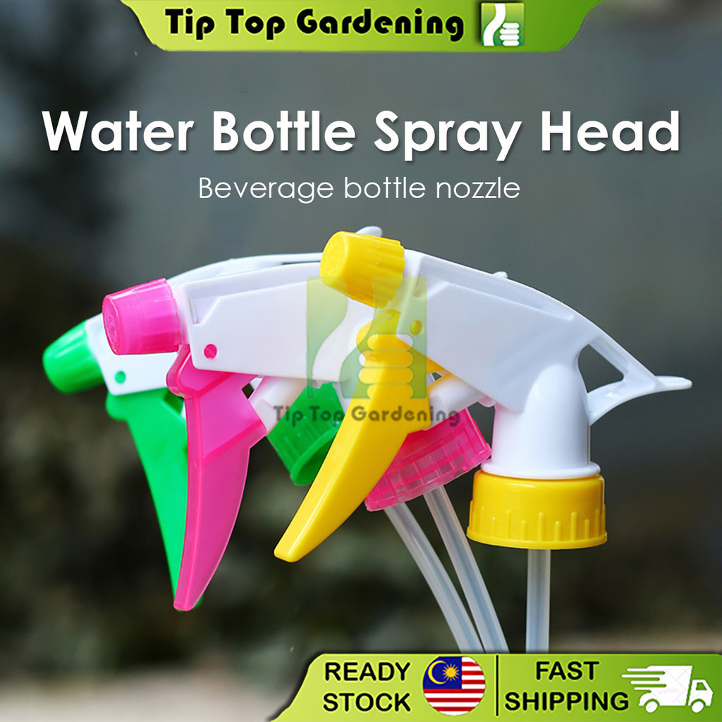 Water Bottle Spray Head Pressure Sprayer Watering Bottle Nozzle Gardening Tools