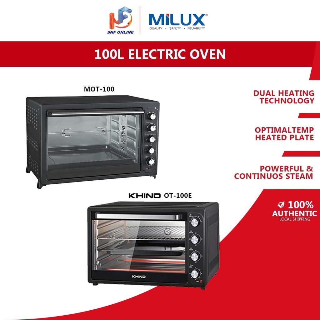 Khind / Milux Electric Oven Oven Bakar (100 L) OT100E MOT-100