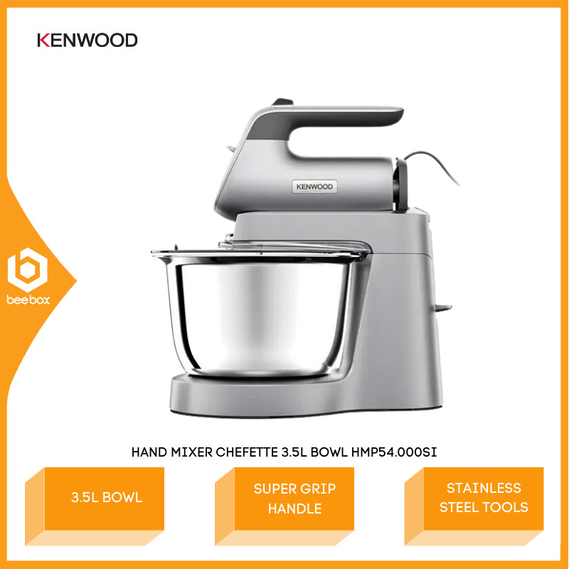 Kenwood Handmixer Super Grip Handle 3.5L Bowl 3.5L HMP-54.000SI HMP54.000SI Pembacuh Tangan