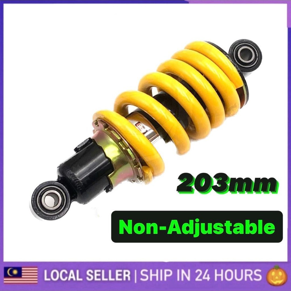 Y15zr LC135 Monoshock HEAVY DUTY Absorber (203mm) Mono ABSOBER YELLOW Y15 Y16 Y16ZR LC 135 YAMAHA SYM VF3I 185 RFS150I