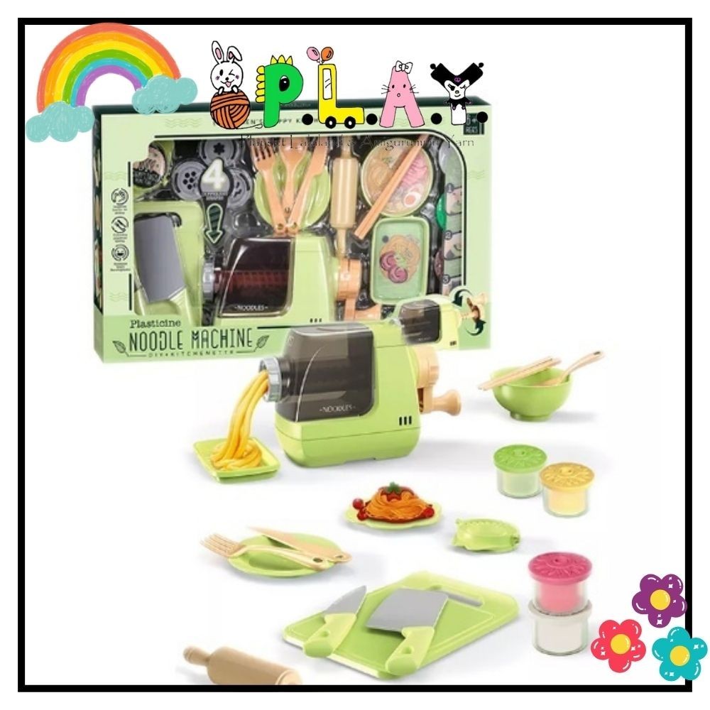 PLAY Noodle Maker Clay Dough BBQ Grill Table Clay Dough Kid Pretend Play  Kitchen Fun Clay Dough