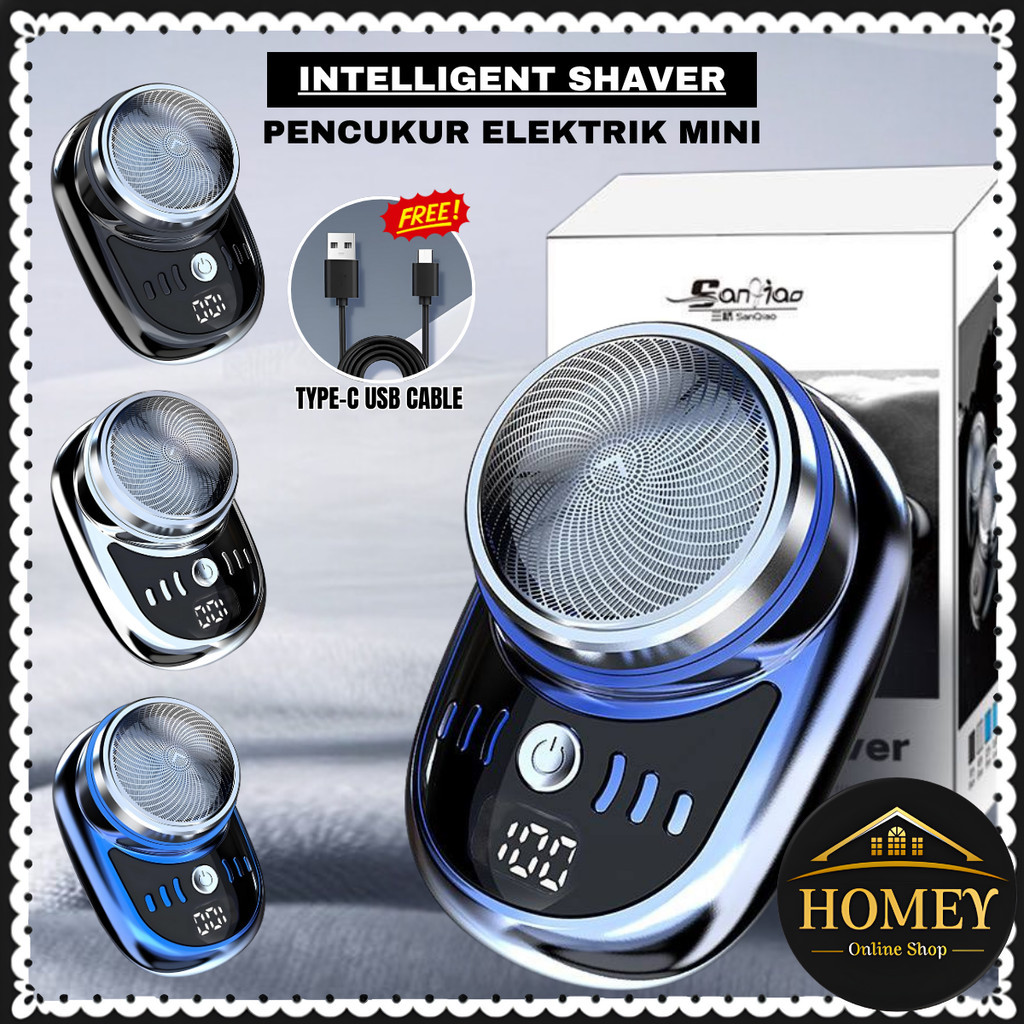 Mini Shaver Protable Mens Electric Trimmer Face Razor Mini Shaver Beard Shaver Waterproof Pencukur Elektrik Kalis Air