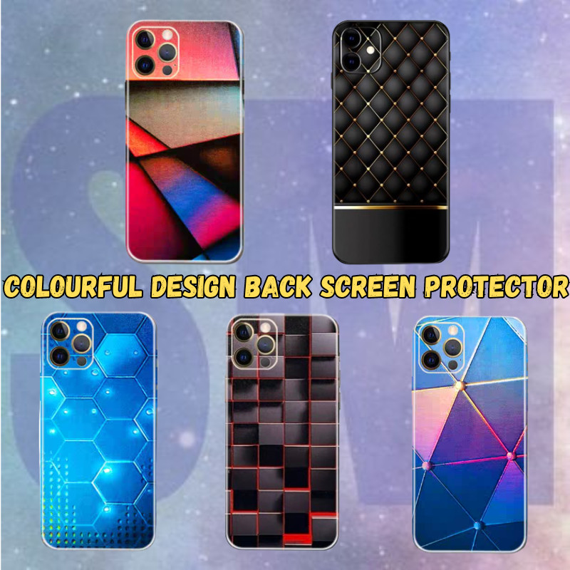 Pocophone F1 Poco F2 F3 F4 GT F5 F6 F7 Ultra M3 M4 Pro M5 M5s M6 M7 5G Colourful Design Back Cover Sticker