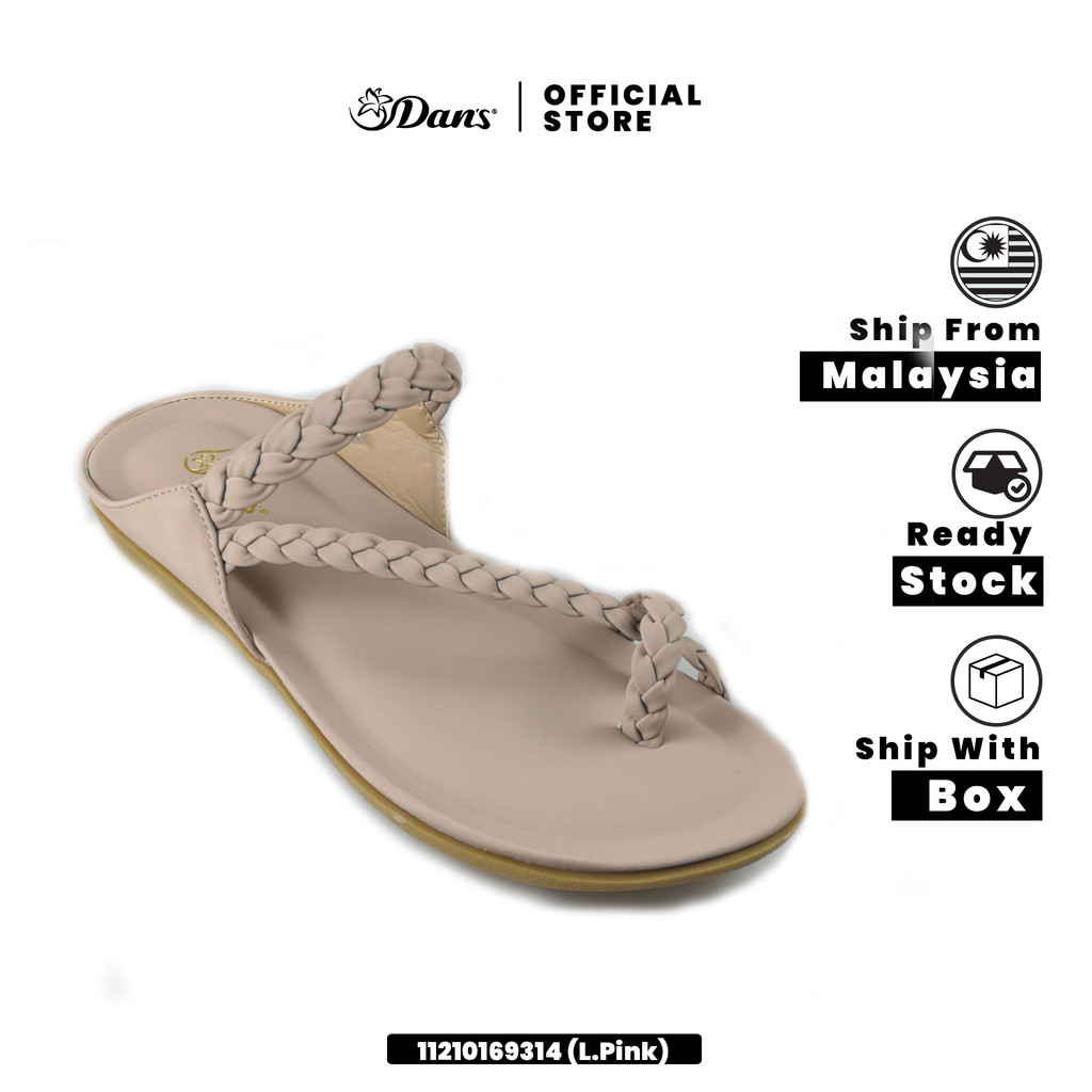 Dan's Selipar Ringan Wanita / Perempuan - Black/L.Pink 11210169314