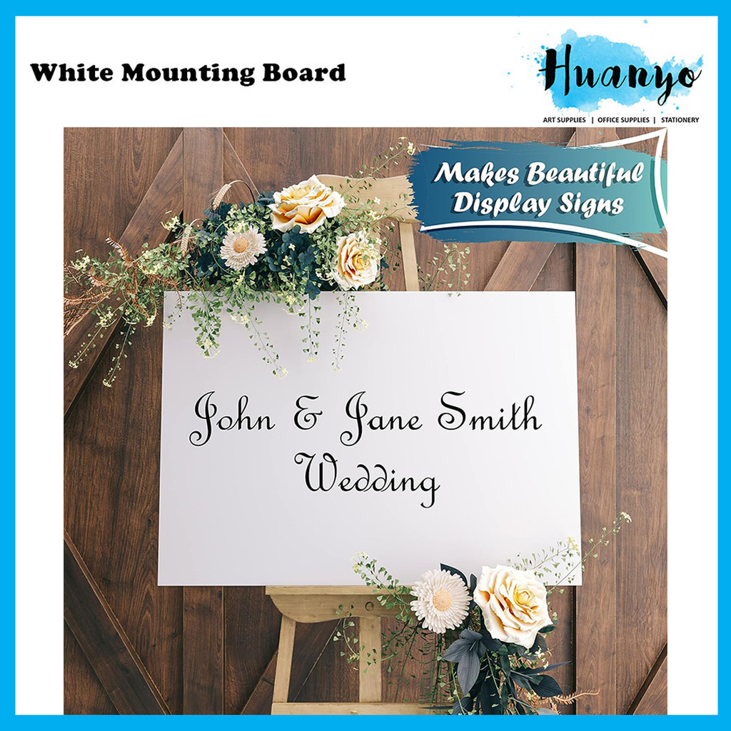 White Mounting Board 20 Inch X 30 Inch (A2+) Per Pcs