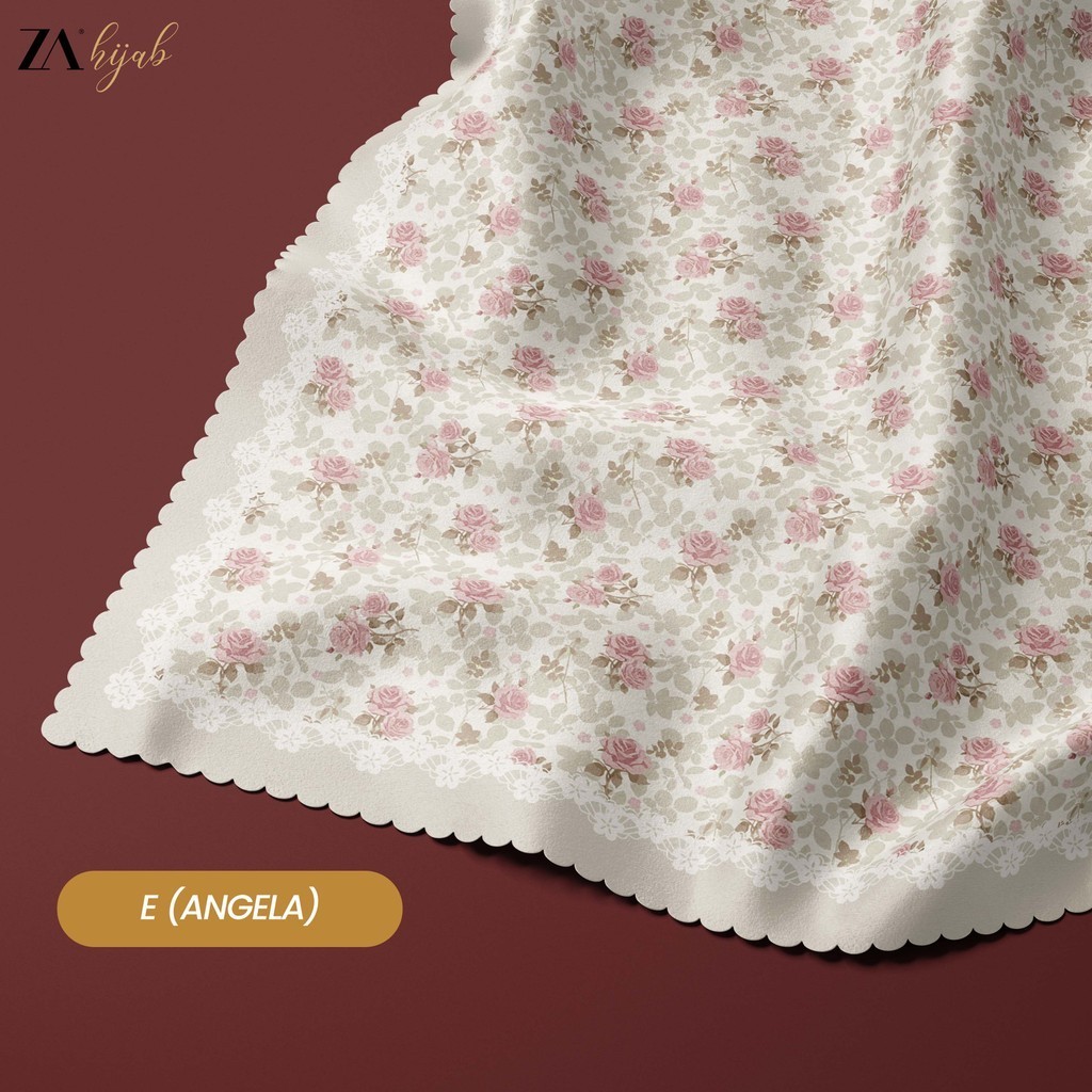 Koleksi D Modest Laser Cut Printed Bawal Cotton Voile All Series Flowy Zick Sharp Hijab Square Viral Bawal Zoe Arissa