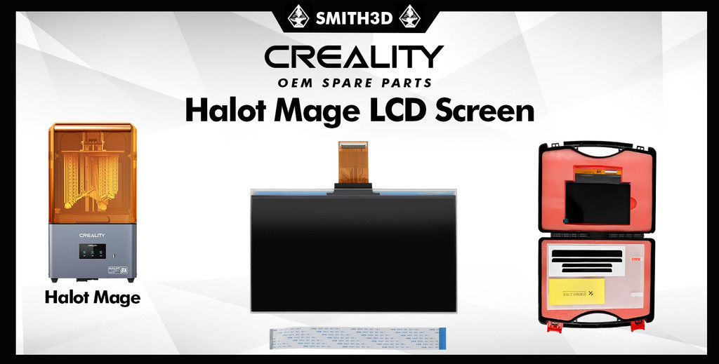 Creality halot mage lcd screen replacement, lcd screen spare parts for halot mage, 3d resin printer spare parts