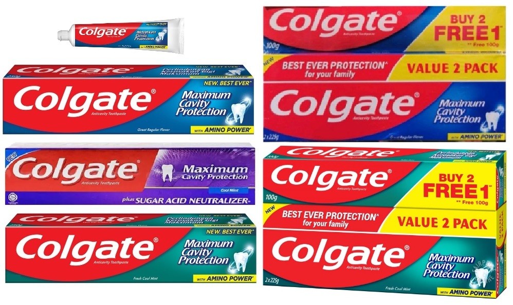 Colgate Maximum Cavity Protection Tooth Paste with Amino Acid / Sugar Acid Neutralizer